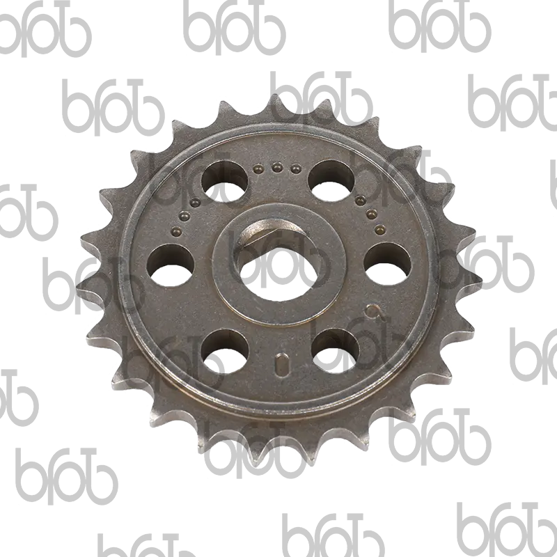 Efeitos de diferentes materiais da roda dentada do virabrequim de sincronização do motor no desempenho do motor